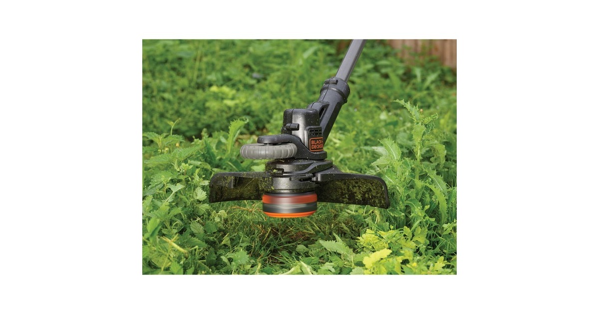 BLACK+DECKERAccu grastrimmer STC1820PCB  (Oranje/zwart, Accu niet inbegrepen)