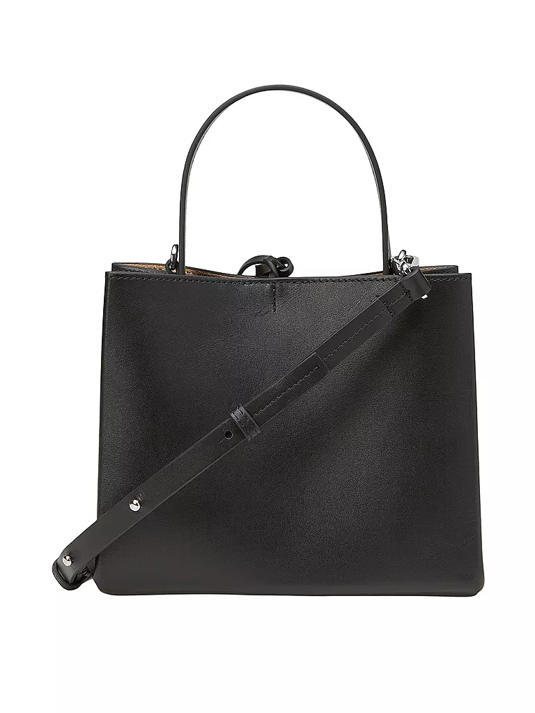 MARC O'POLO Ledertasche - Umhängetasche Small schwarz