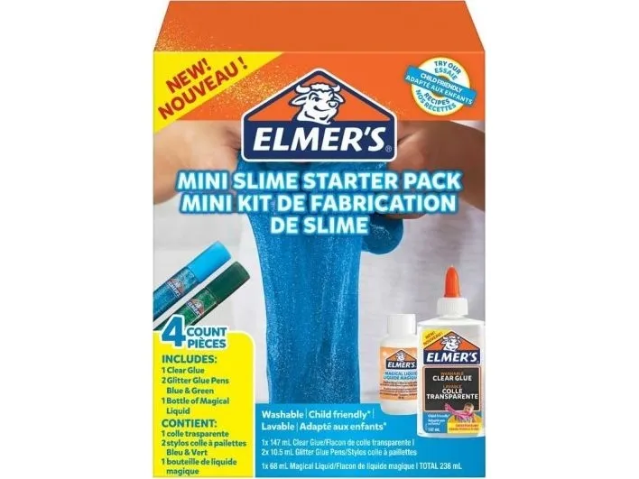 Elmer's Mini Slime Kit - StarterKit - grøn/blå
