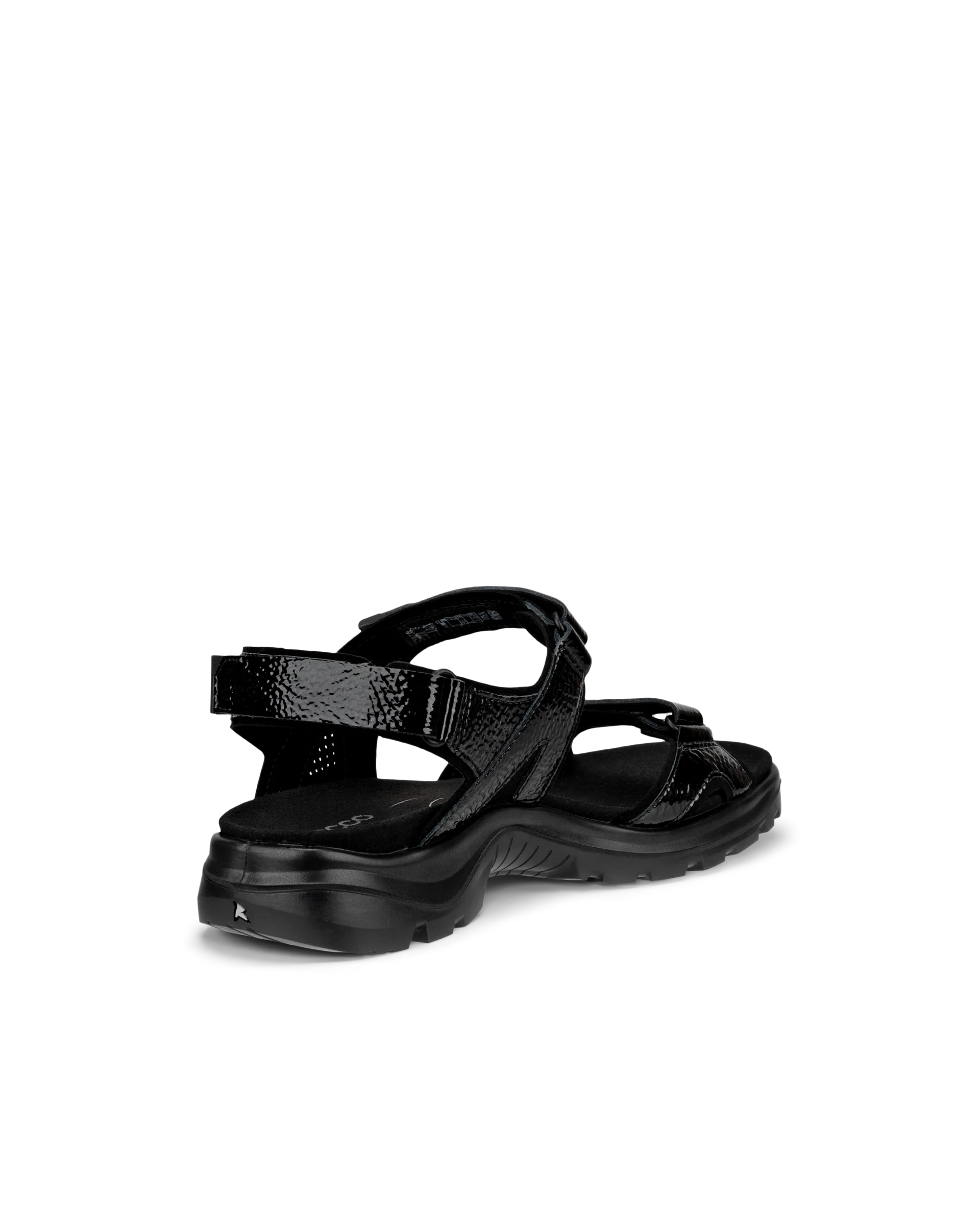 ECCO OFFROAD Damen Trekkingsandale aus Leder Schwarz