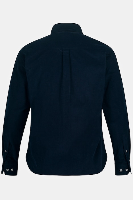 Cordhemd, Langarm, Buttondown Kragen, Modern Fit, bis 8 XL