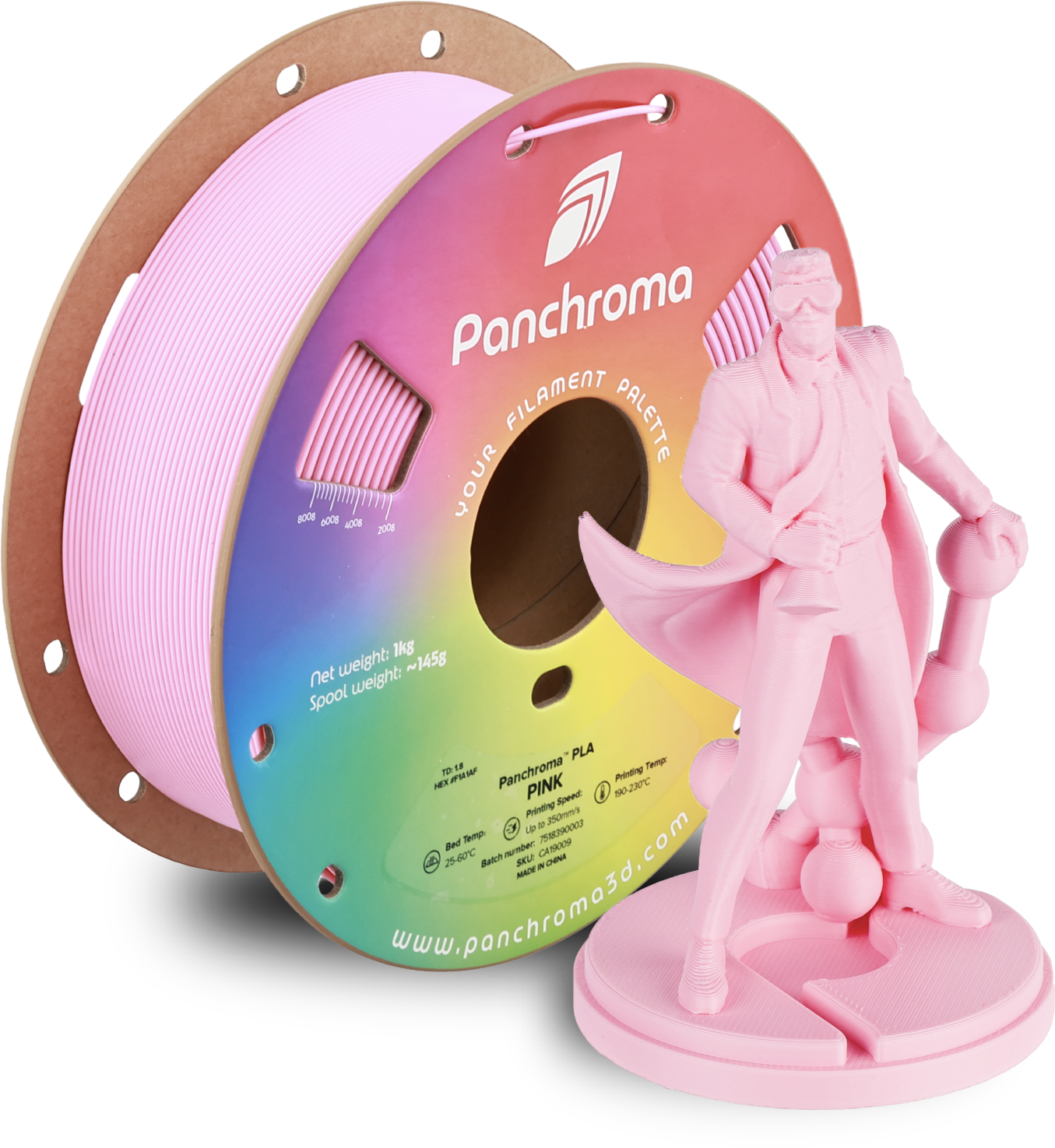 Polymaker  Panchroma™ PLA Pink, 1,75 mm / 1000 g    High-Speed Filament in Pink