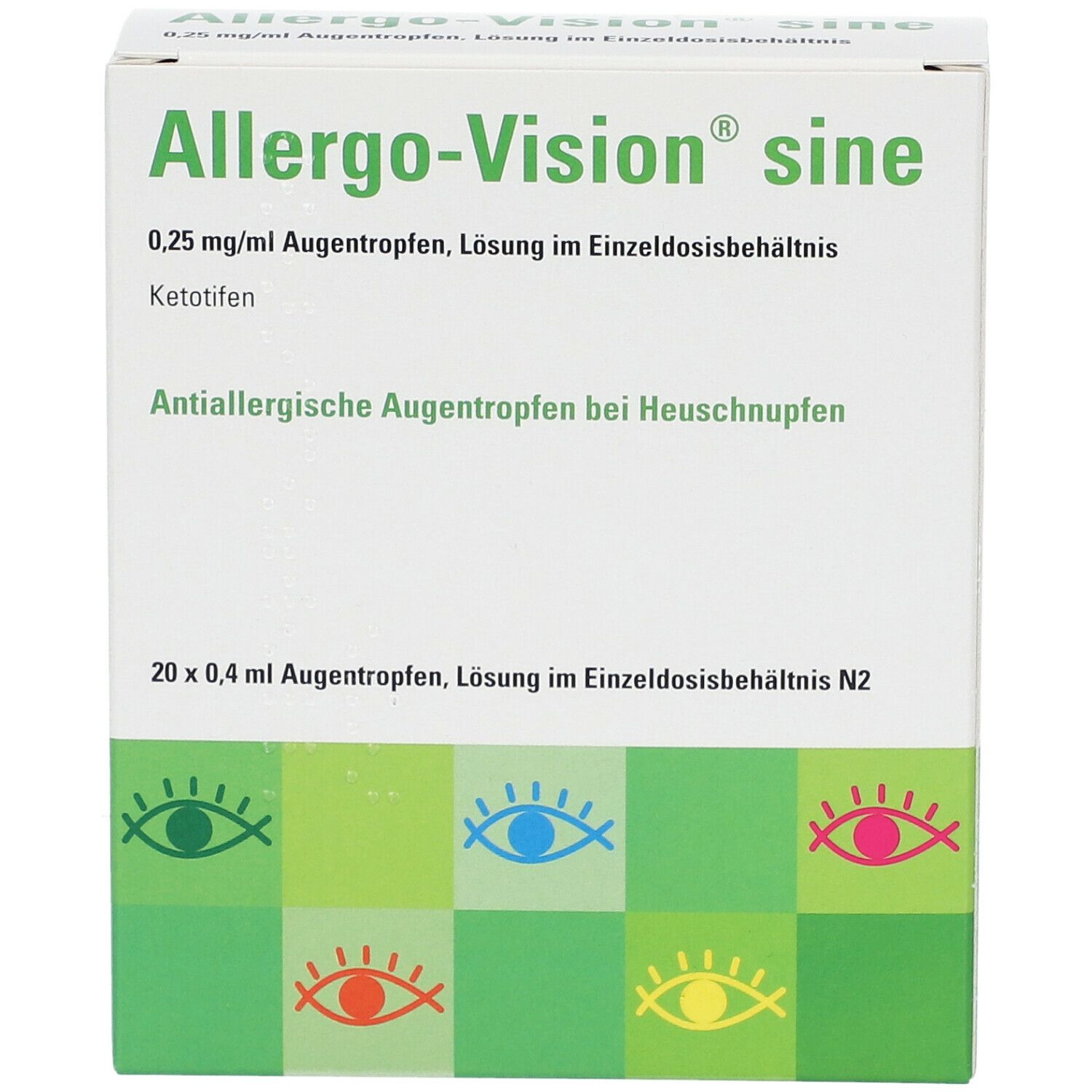 Allergo-Vision® sine 0,25 mg/ml Augentropfen