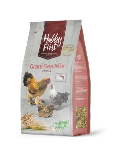 Hobbyfirst Grani Sea Mengeling Met Vlokreeftjes - Kippenvoer - 3 kg