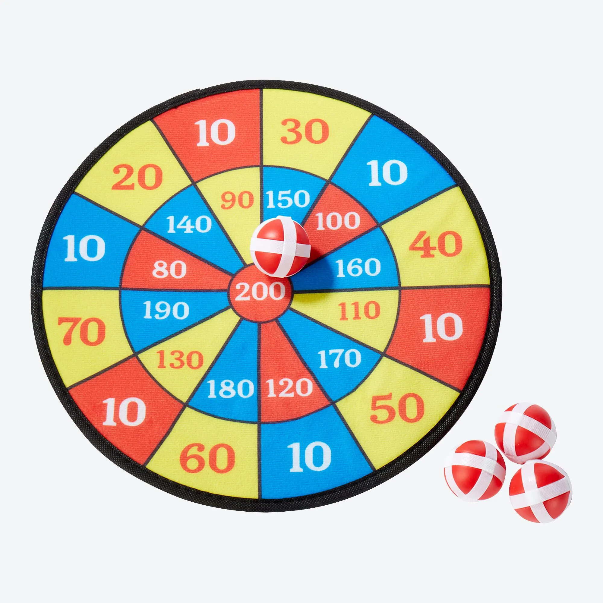 PlayFun Dart-Spiel mit 4 Klett-Bällen, Ø ca. 35cm