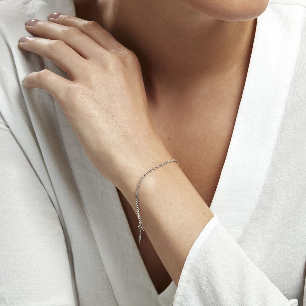 Bracelet Aune Argent Blanc