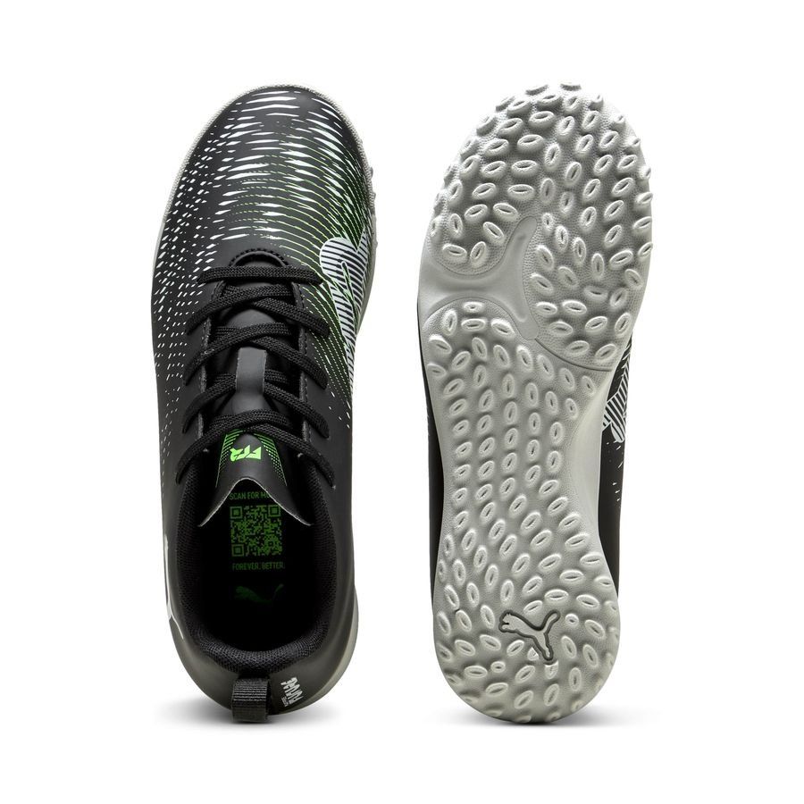 PUMA Future 8 Play TT Eclipse - Noir/Cool Light Gray/Vert Enfant