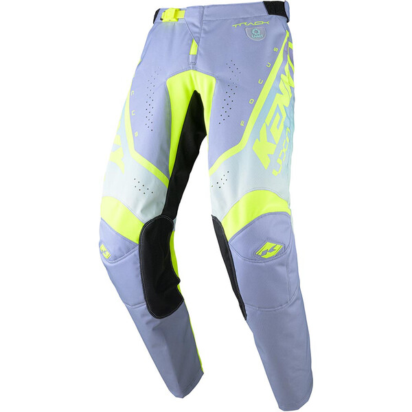 Kenny - Pantalon enfant Track Kid Focus Gris Clair / Blanc / Jaune