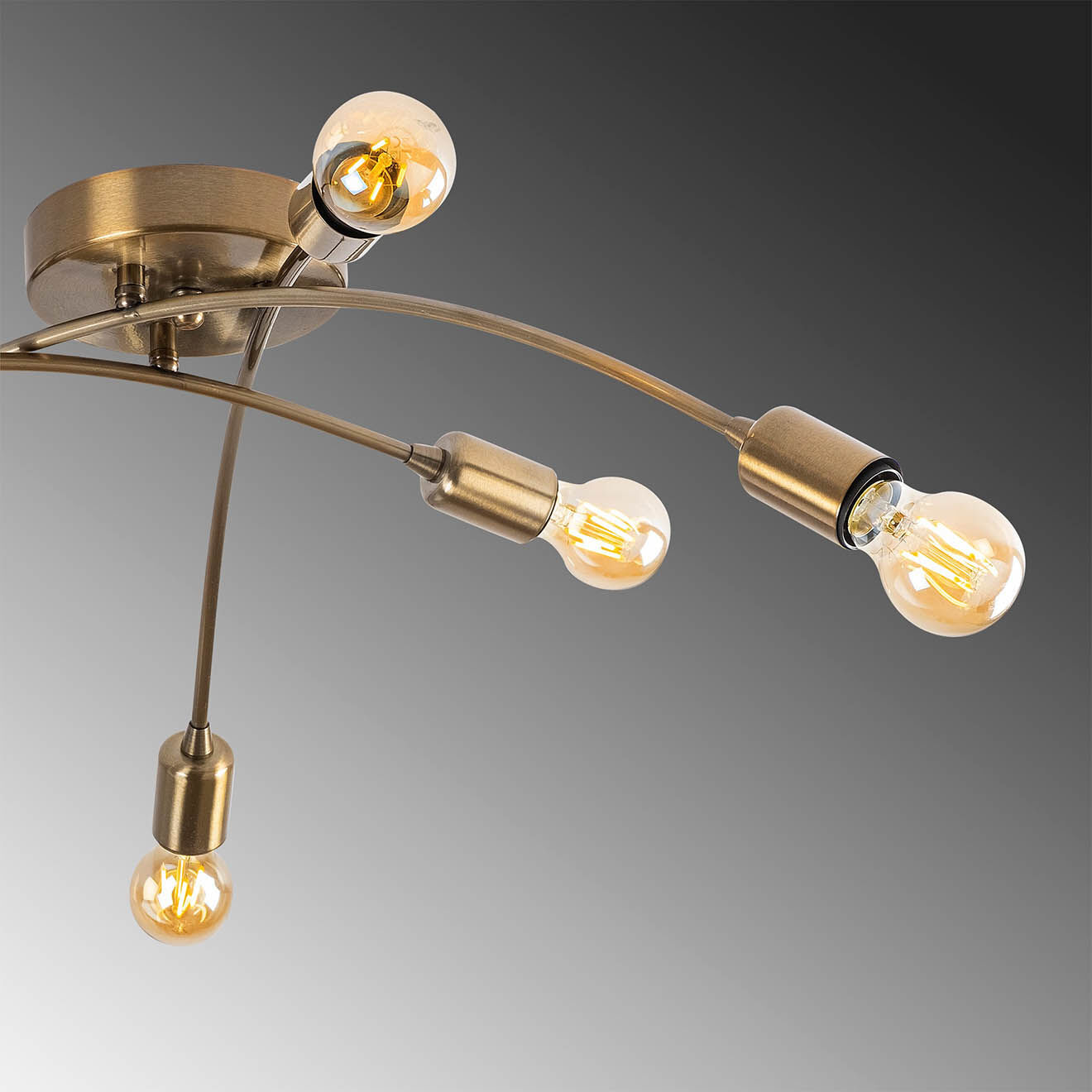 Opviq Plafonnier Banana 1141 marron  - H.25x67 cm