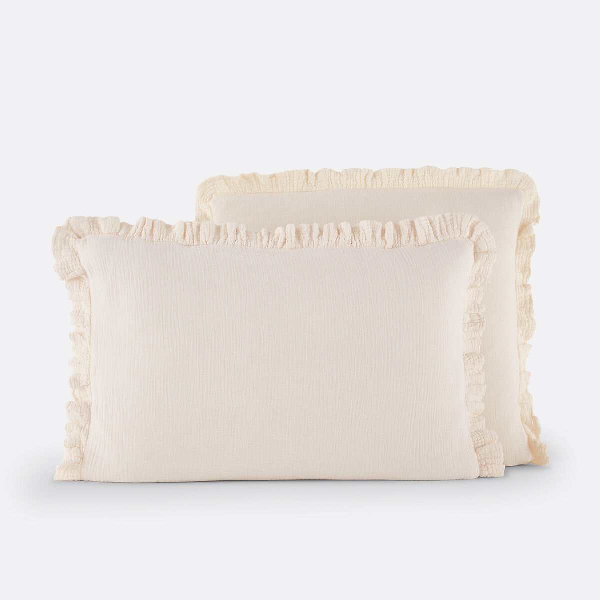 LA REDOUTE INTERIEURS<br>Fronha tetra lisa com folho, Kumla