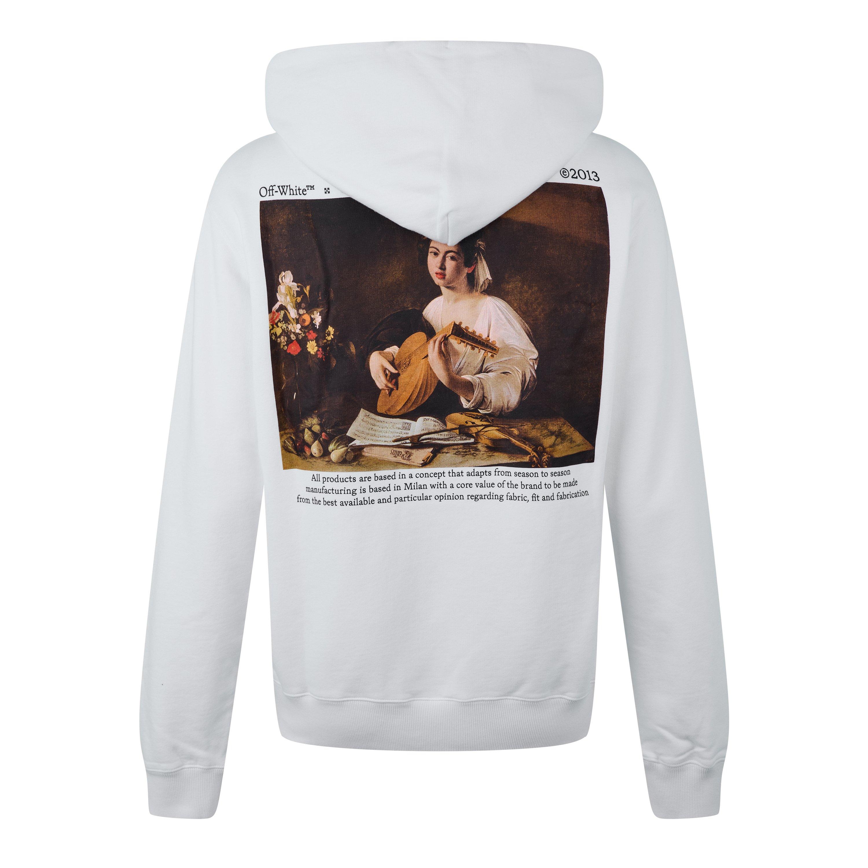 Off White Caravaggio Lute Slim Hoodie