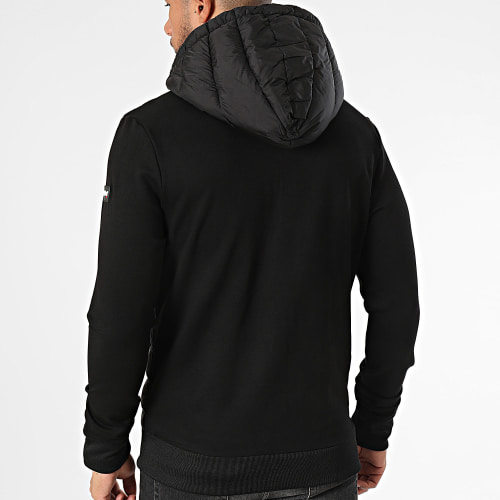 Veste Zippée Capuche Redbrandon Noir
