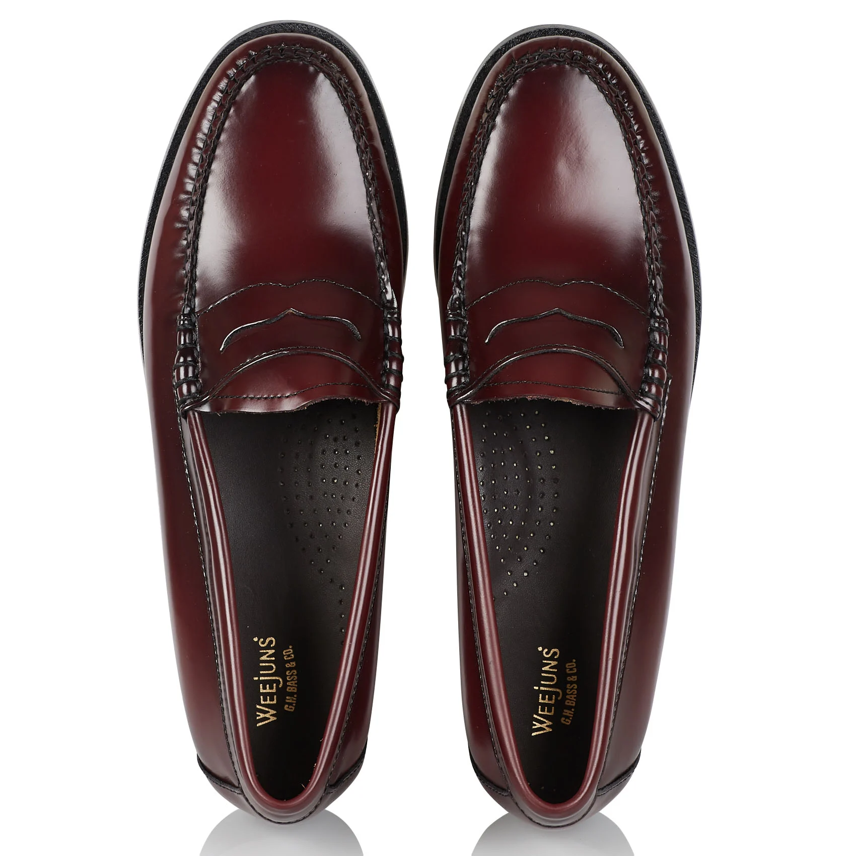 Mocassins en cuir | Rouge
