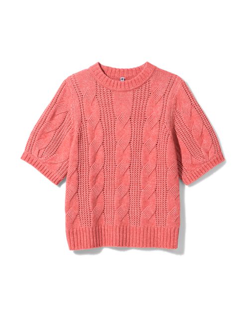haut en maille Foxi pour femmes rose