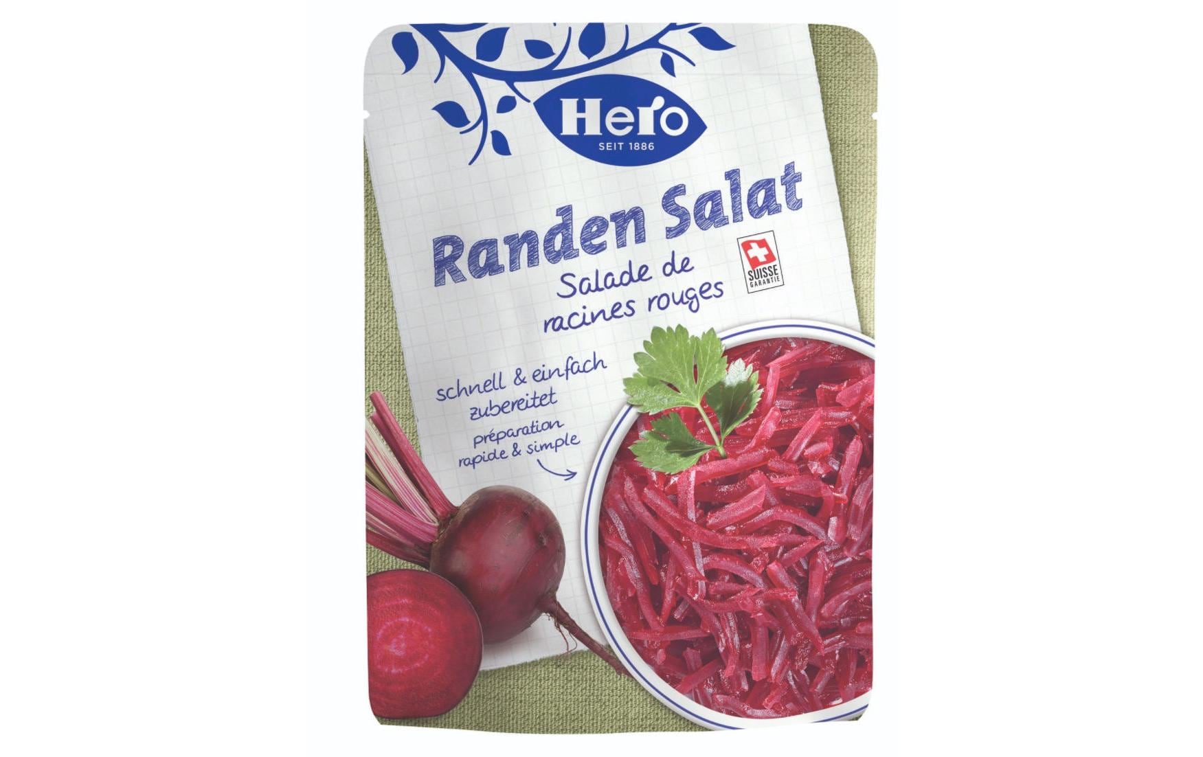 Beutel Randen Salat 250 gFixfertige Salat aus Randen
