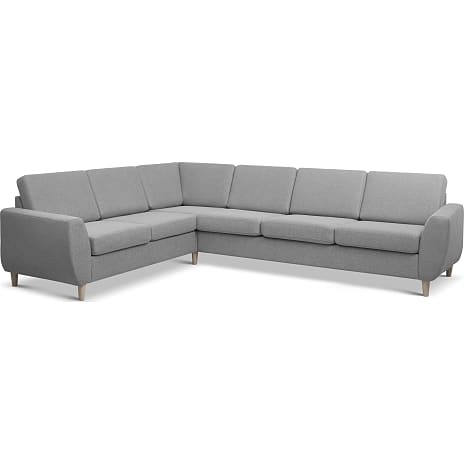 Madrid Nordic vendbar hjørnesofa - lysegrå