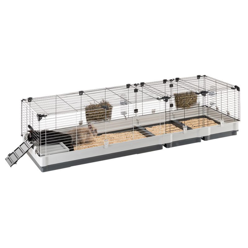 Ferplast Krolik 200 - Konijnenkooi - Grijs - 50x205x60 cm