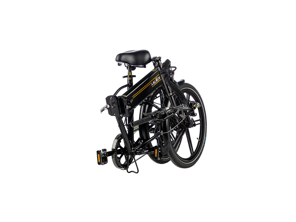 Lacros Trotter T400XL Matzwart 13,6Ah elektrische vouwfiets
