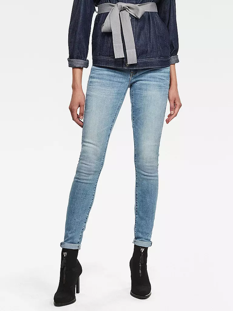 G-STAR RAW Jeans Skinny Fit 3301 hellblau