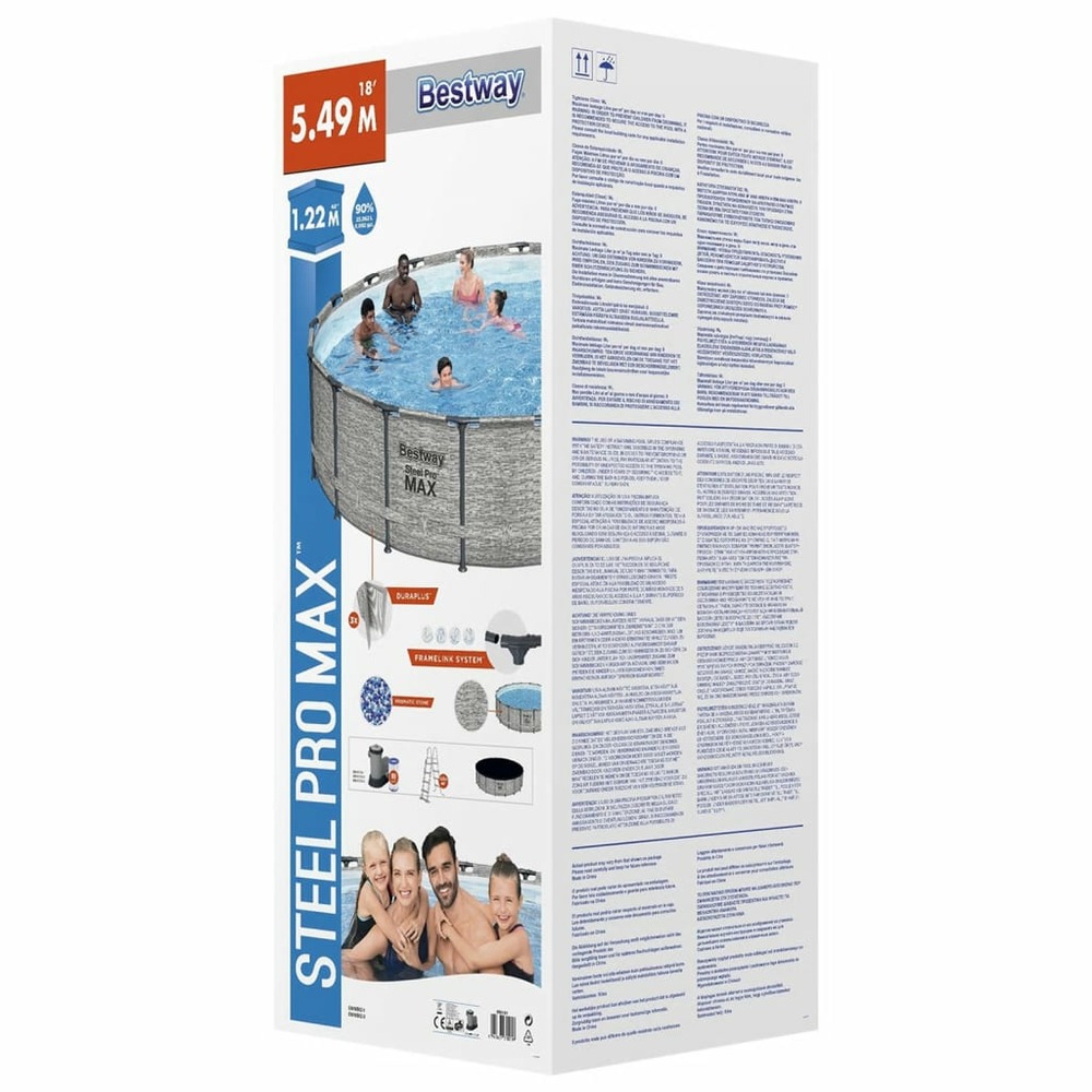 Piscine power steel 549x122 cm