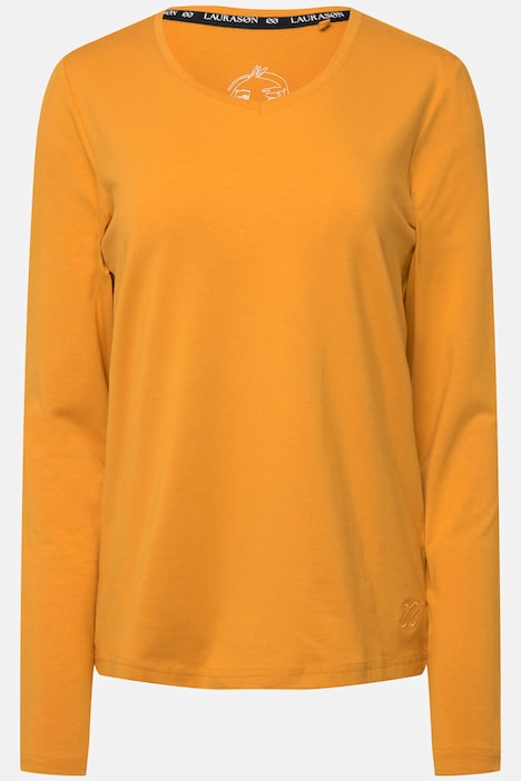 T-Shirt, V-Ausschnitt, 3/4-Ärmel, OEKO-TEX
