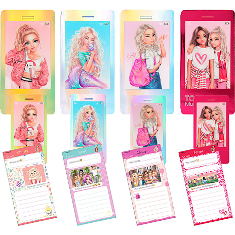 TOPModel notesbog - mobiltelefon – flere varianter - assorteret