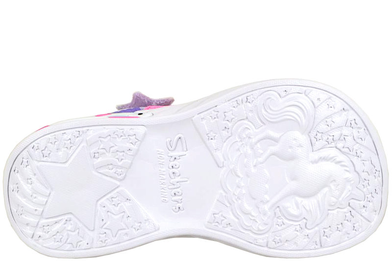SKECHERS LIGHTS - DREAMY UNICORNS PURPLE SANDAL