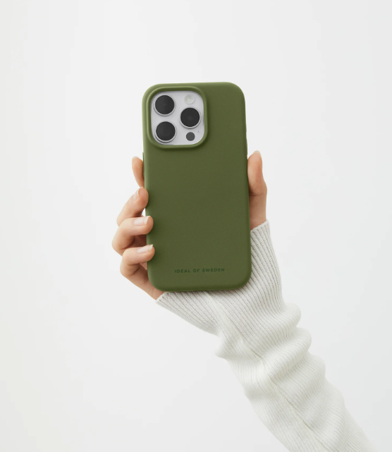 iPhone 15 Pro Max MagSafe Silikon Hülle Case Recycled (IDSICMS-I2367P-450) - Khaki