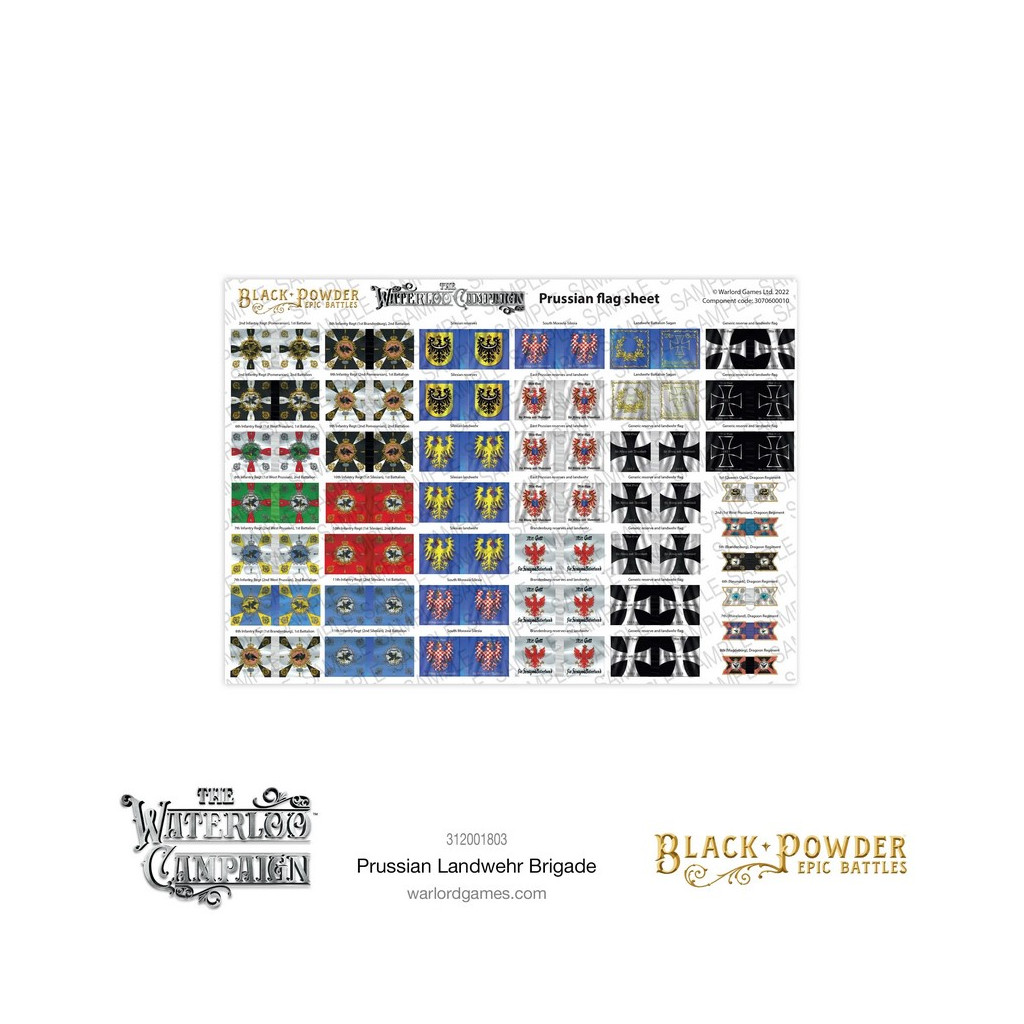 Black Powder Epic Battles : Waterloo - Prussian Landwehr Brigade