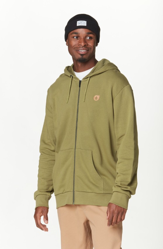 Picture Lil Cork Zip Hoodie Army Green