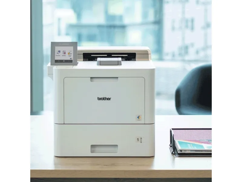 Brother HL-L9470CDN - Printer - farve - Duplex - laser - A4 - 2400 x 600 dpi - op til 40 spm (mono) / op til 40 spm (farve) - kapacitet: 620 ark - USB 2.0, Gigabit LAN, USB vært, NFC
