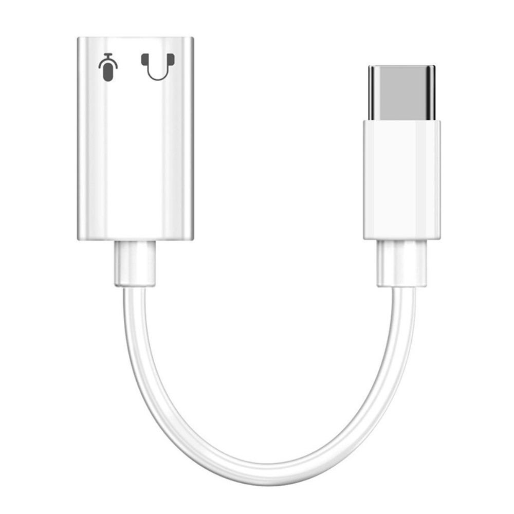 USB C auf Lightning Kabel Audio Adapter Kabel - Weiss