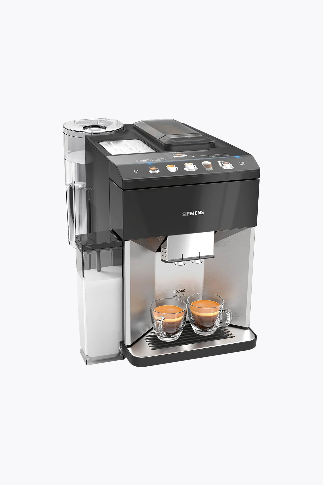 Siemens TQ507D03 Kaffeevollautomat mit Milchaufschäumer und Kaffeemühle