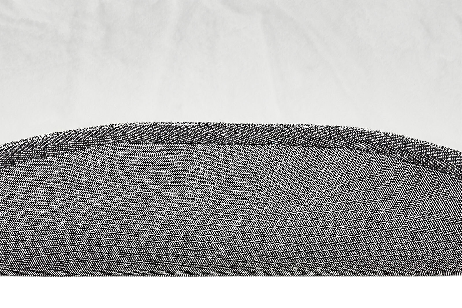 Teppich NOVARA 80 cm rund weiß