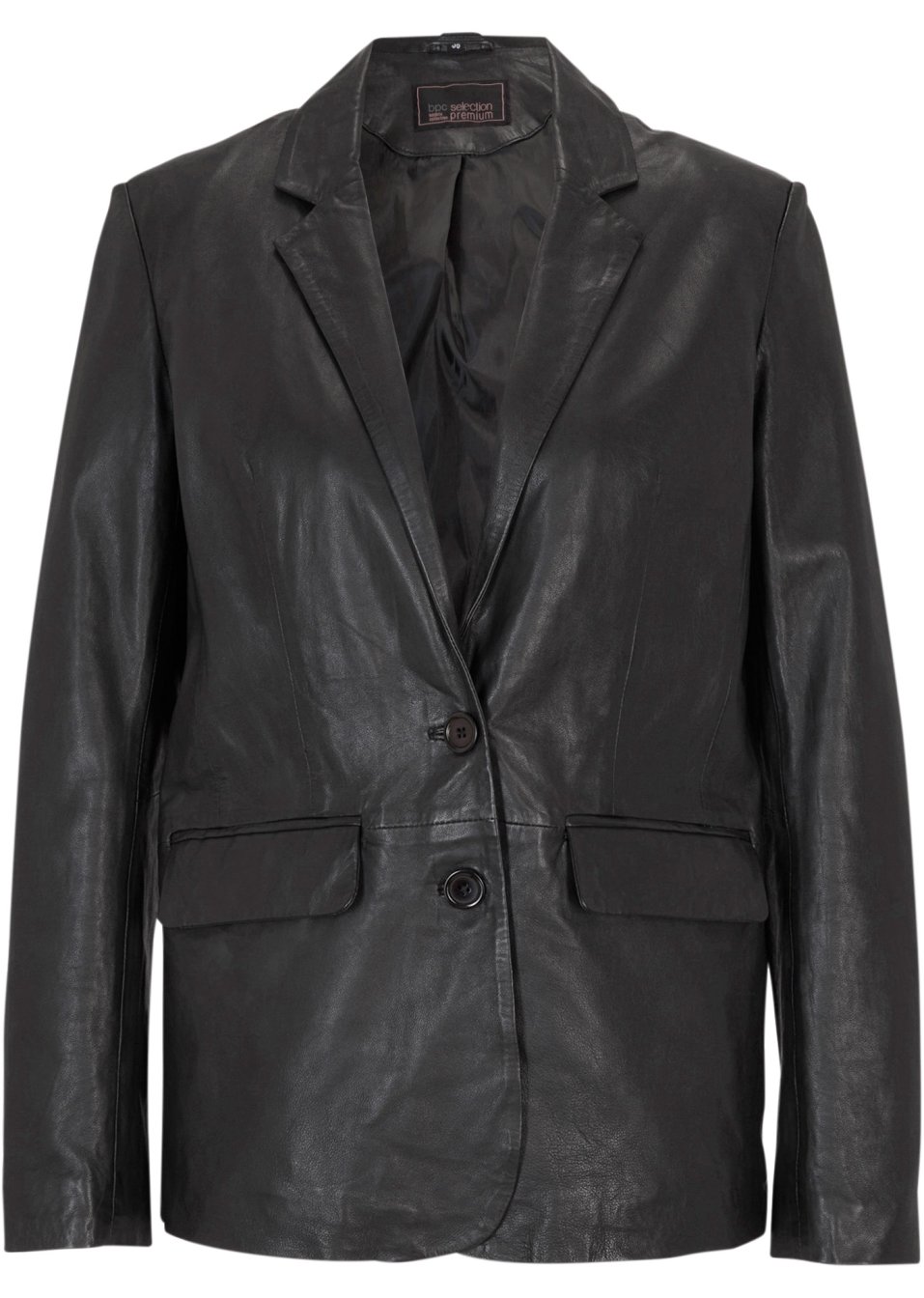 Blazer en cuir nappa d'agneau