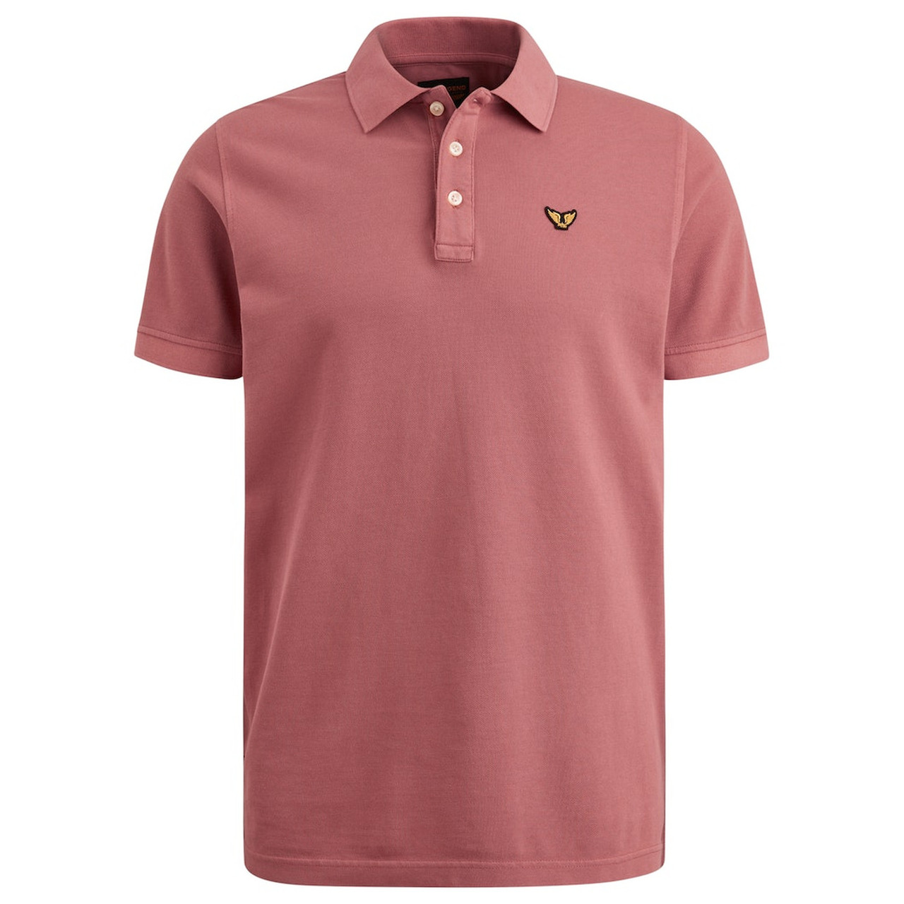PME LEGEND Short sleeve polo garment dyed