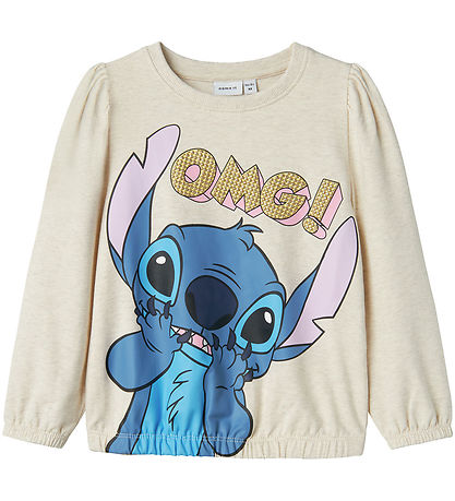 Name It Sweatshirt - NmfFossa Stitch - Peyote Melange