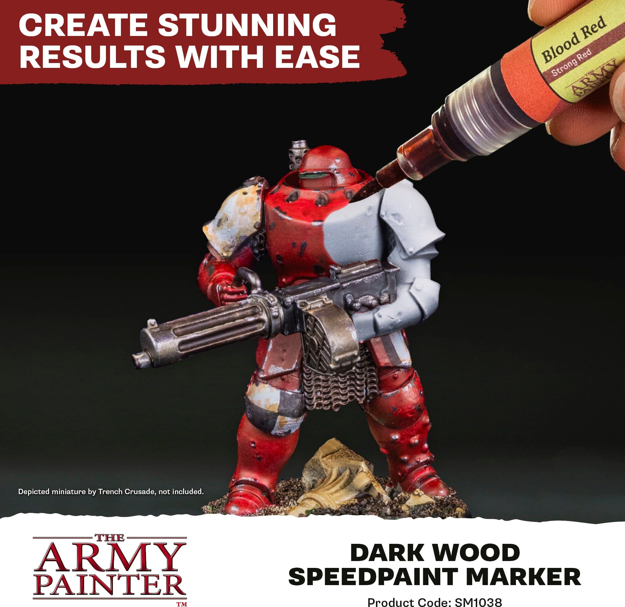 The Army Painter  Speedpaint Marker, Crusader Skin    Marker für Malspaß ohne Pinsel!