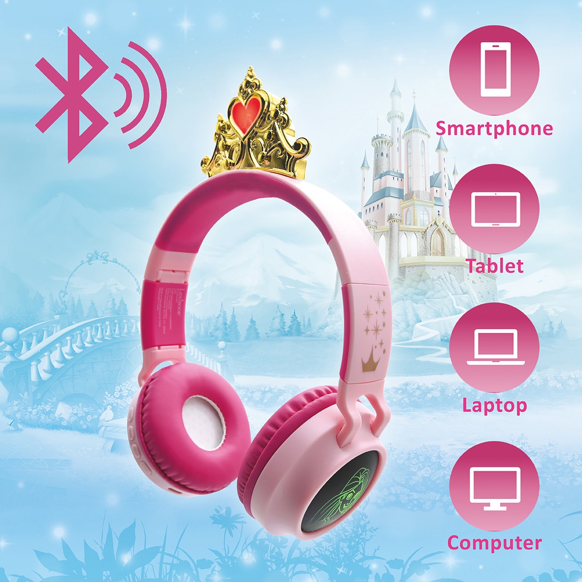 Paw Patrol Bluetooth hodetelefoner med lys