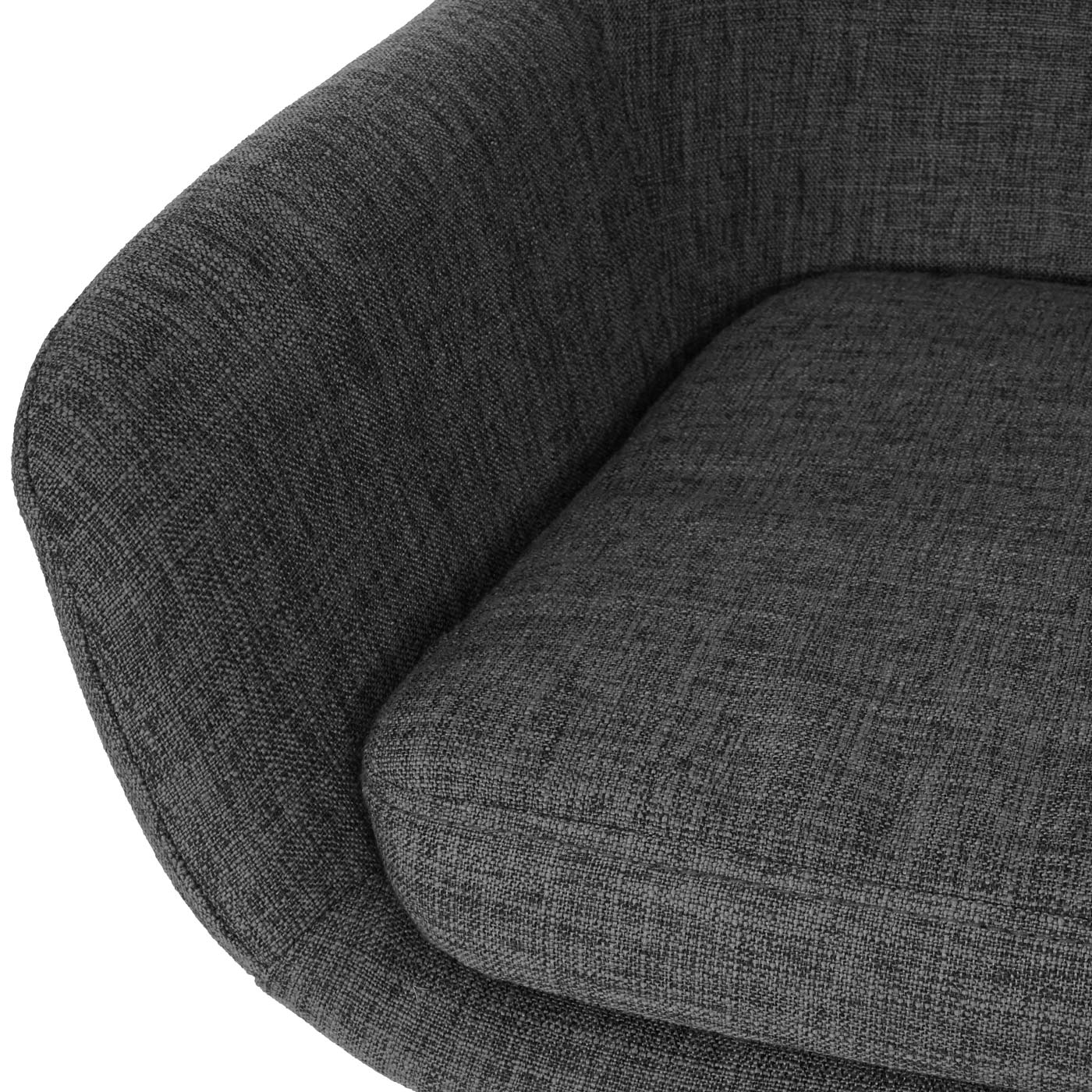 Barhocker Vaasa T381, Barstuhl Tresenhocker MVG-zertifiziert ~ Textil, dunkelgrau