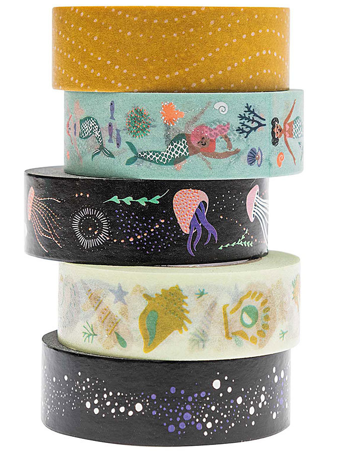 Washi-Tape MERMAIDS 5er-Set