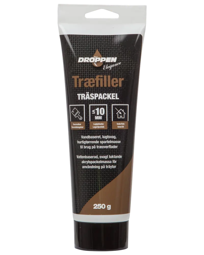 Droppen Elegance Træfiller 250 g - brun