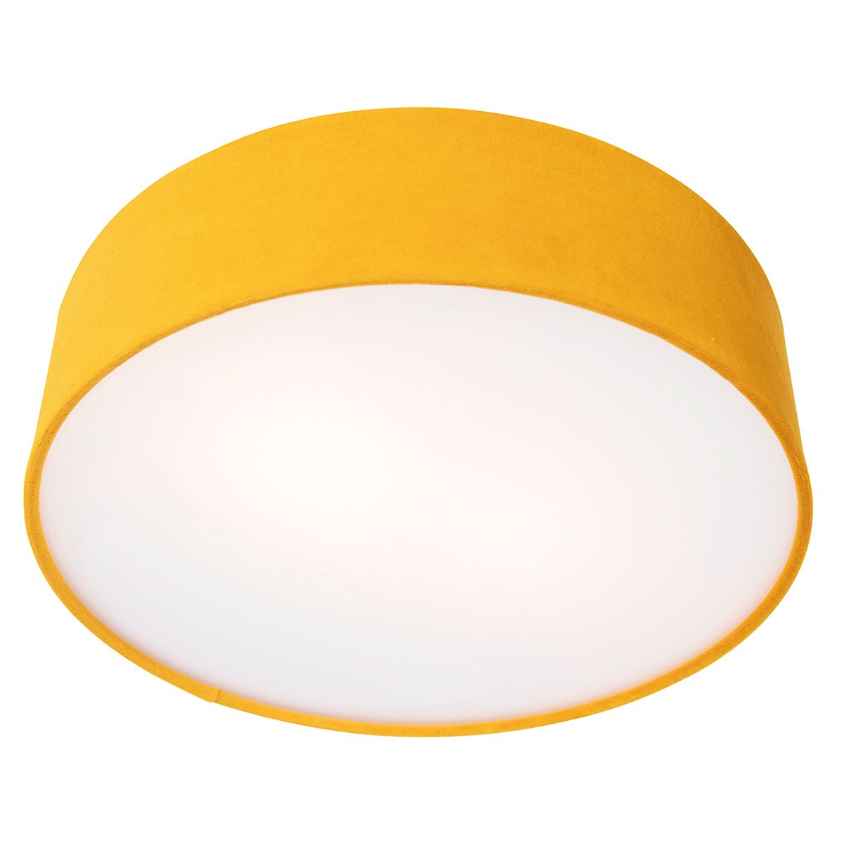 Smart plafondlamp oker 40cm incl. 2 Wifi A60 - Drum