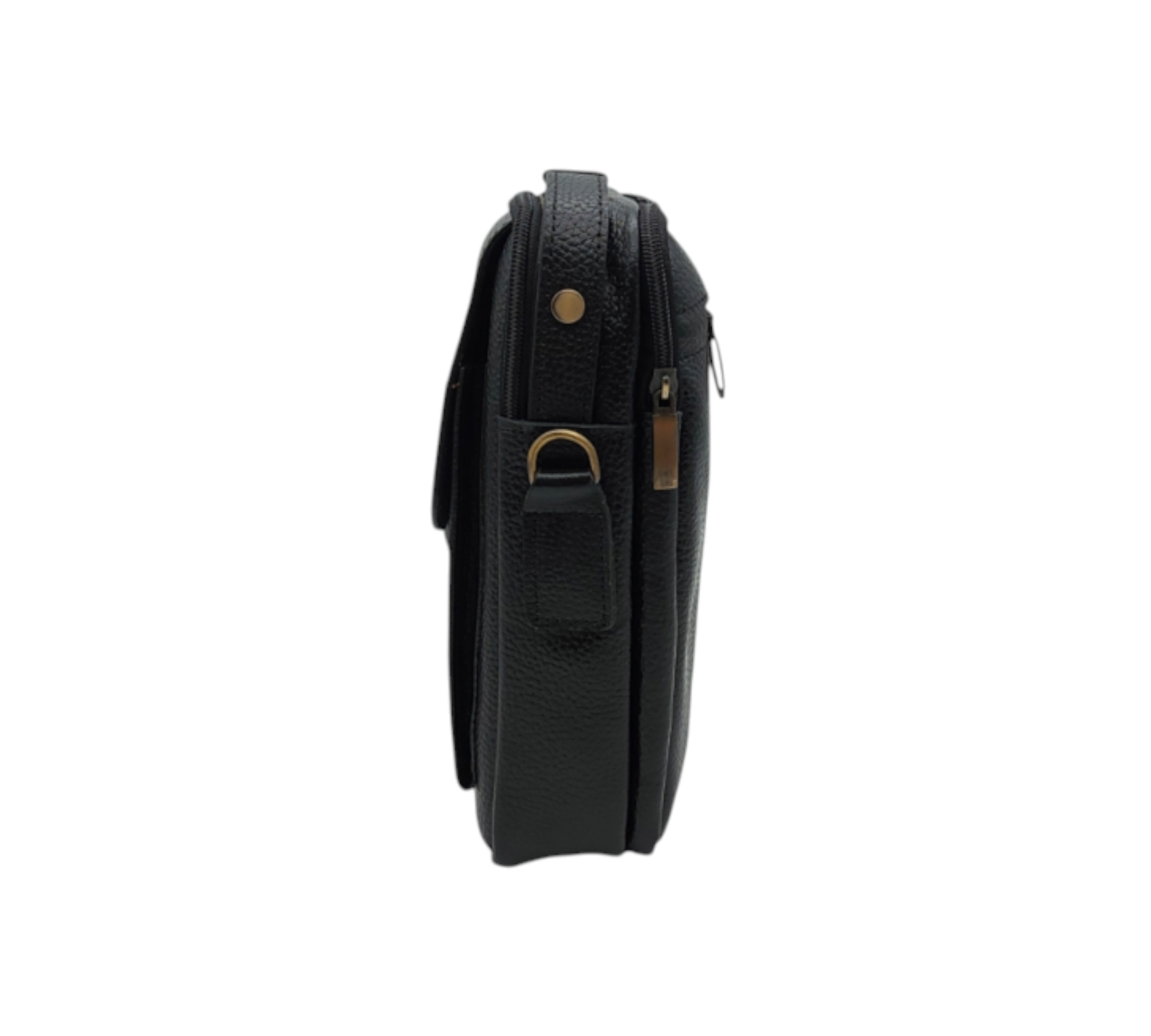 Elba – compacte leren schoudertas (unisex)