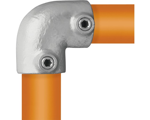 Buildify 90° elleboogbuisverbinder voor stalen steigerbuis Ø 33 mm