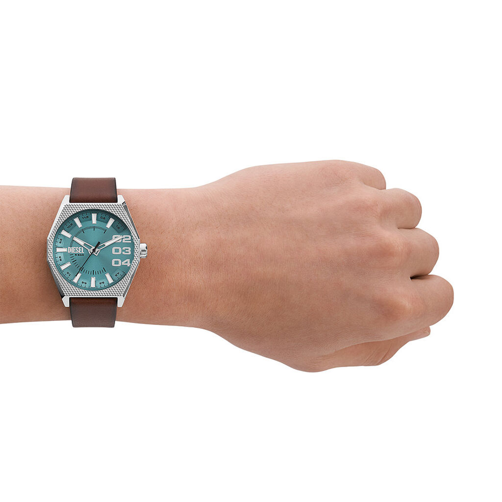 Montre Diesel Scraper Bleu