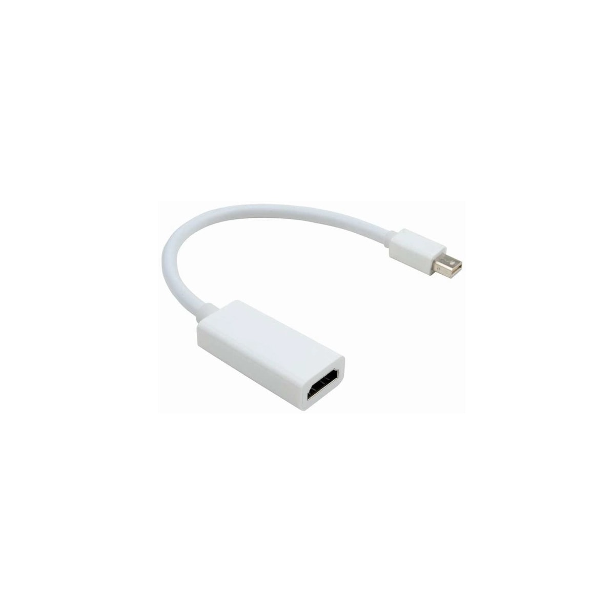 Mini DisplayPort til HDMI-adapter, med lyd, 1080p-oppløsning, hvit