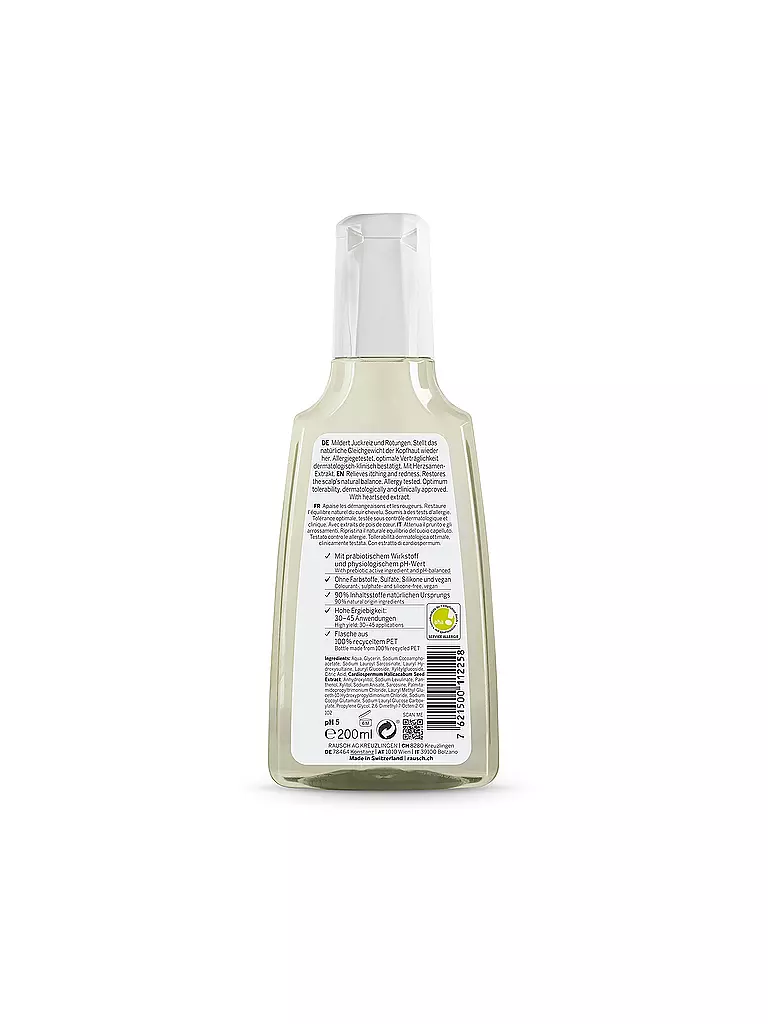 RAUSCH Sensitive-Shampoo mit Herzsamen 200ml keine Farbe