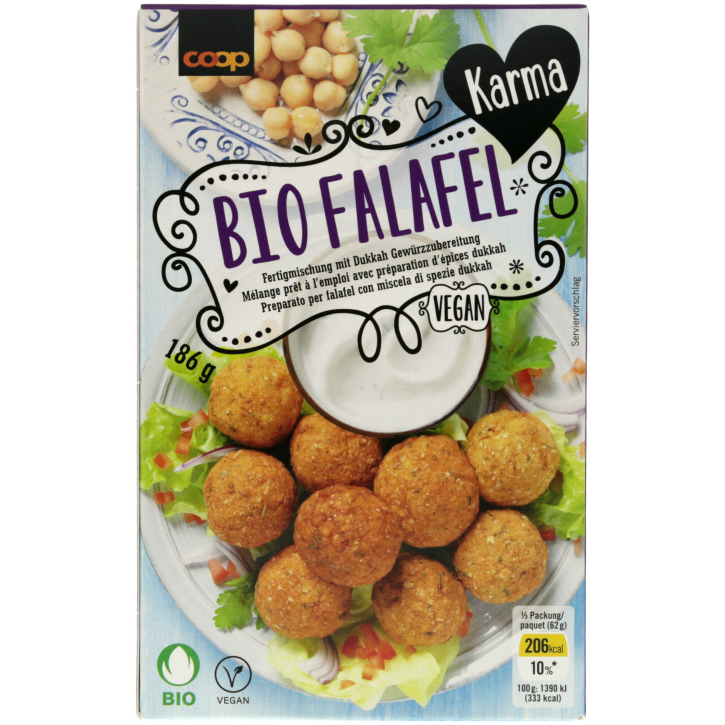 Karma Bio Falafel Fertig-Mischung 186G