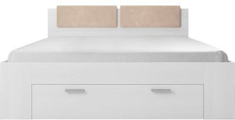 Houten Bed Genua - Wit - Met Lade